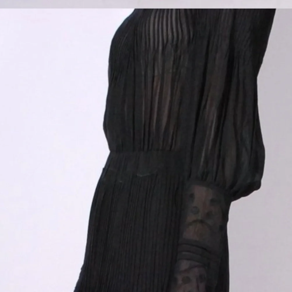 Ulla Johnson Alba Silk Polka Dot Sheer Blouse - Picture 5 of 16